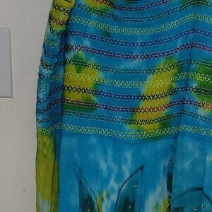 Blue Tye Dye Sundress